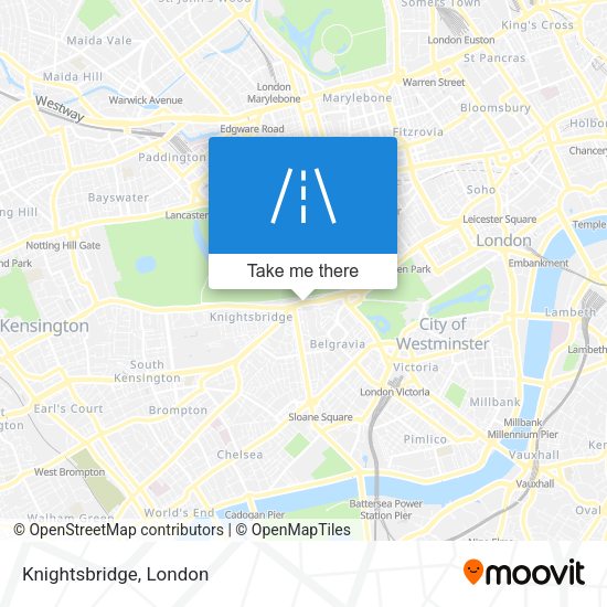 Knightsbridge map