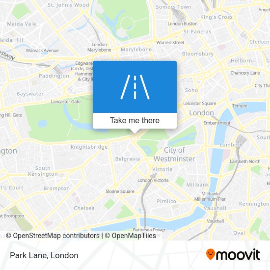 Park Lane map