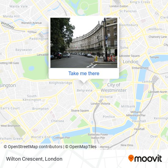 Wilton Crescent map