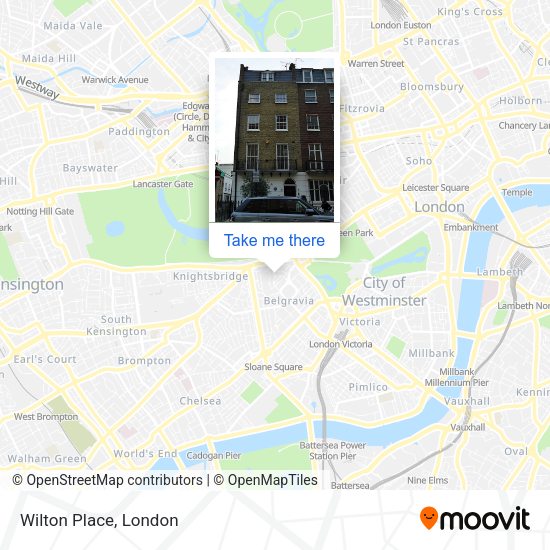 Wilton Place map