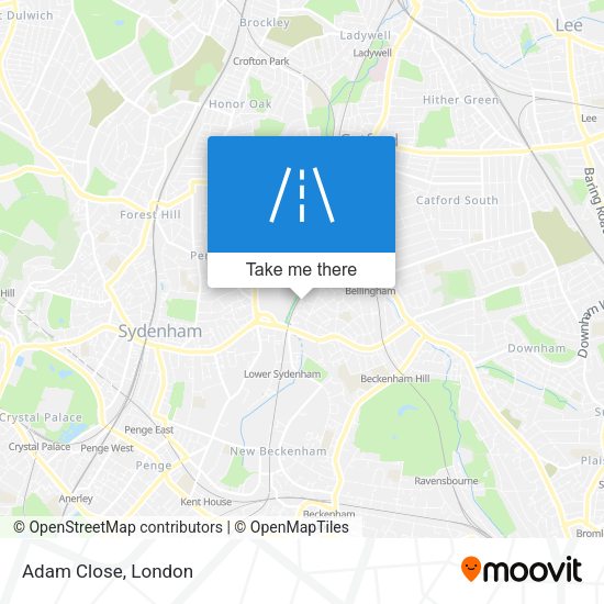 Adam Close map