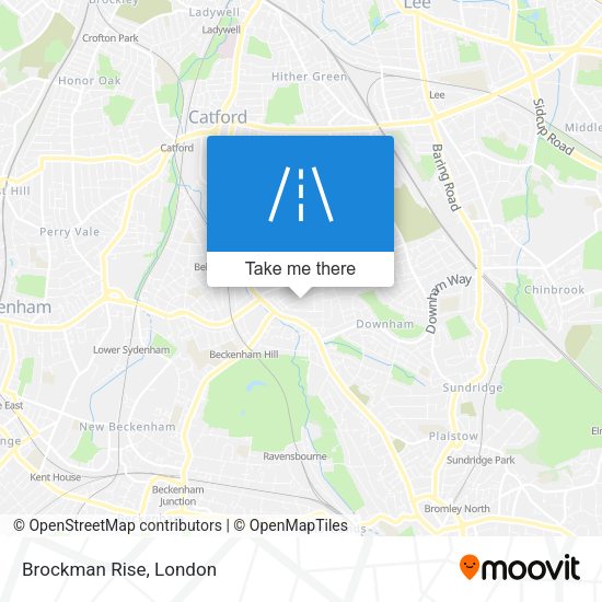 Brockman Rise map
