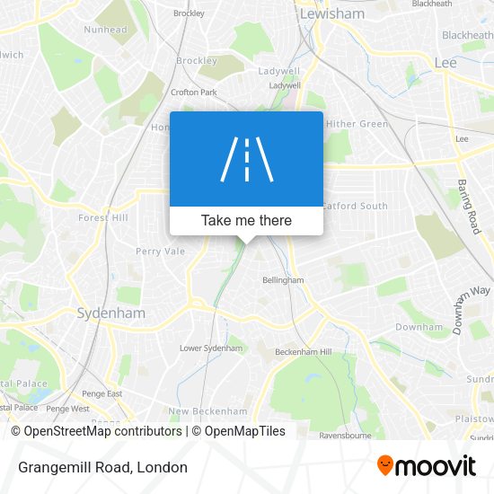 Grangemill Road map