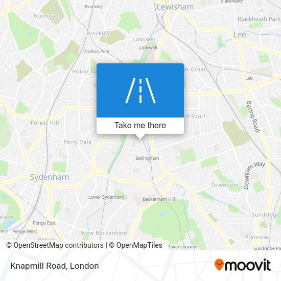 Knapmill Road map