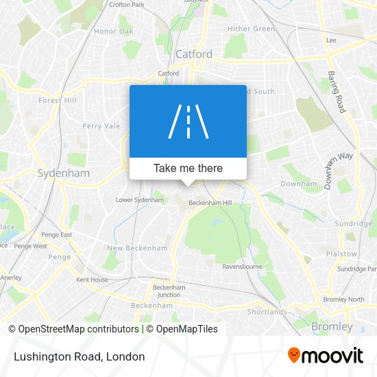 Lushington Road map