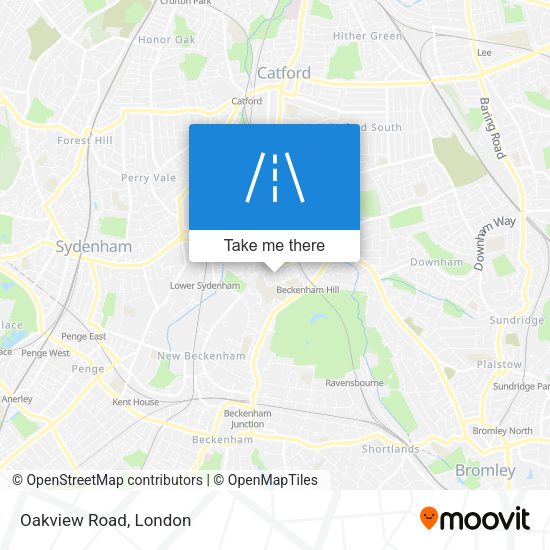 Oakview Road map