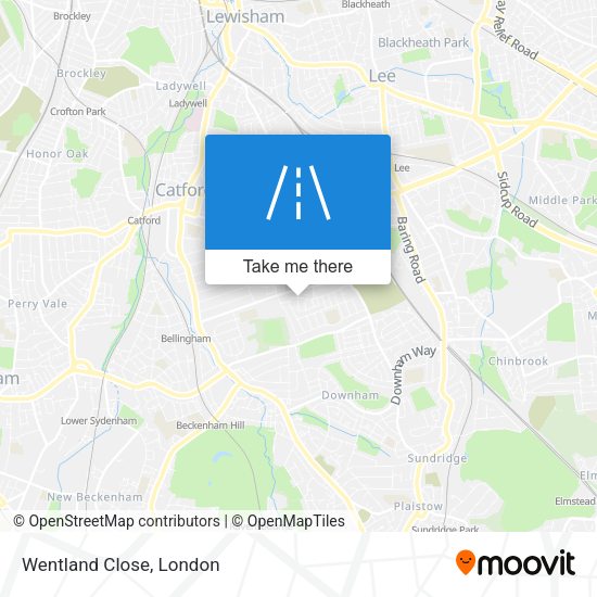 Wentland Close map