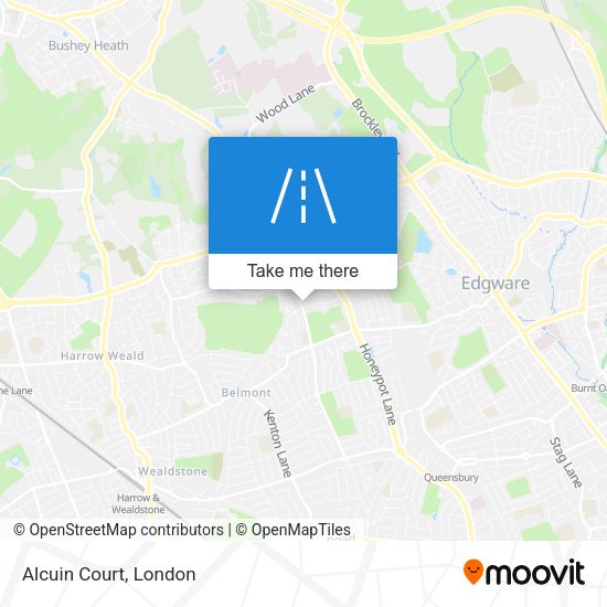 Alcuin Court map