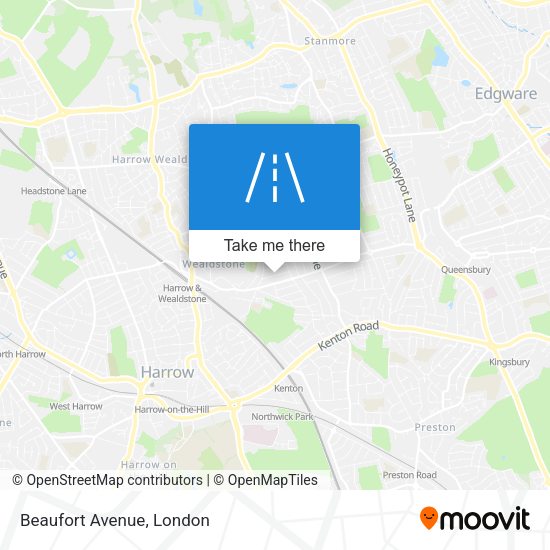 Beaufort Avenue map