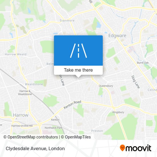 Clydesdale Avenue map