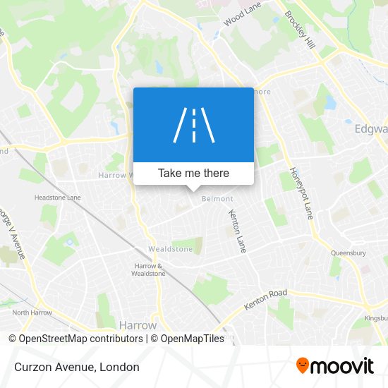Curzon Avenue map