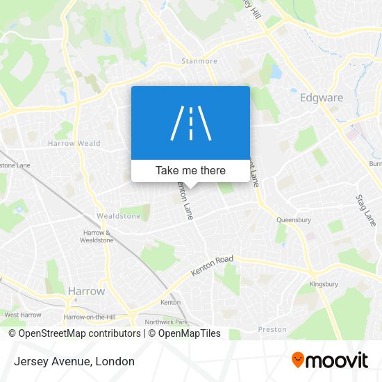 Jersey Avenue map