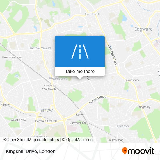 Kingshill Drive map