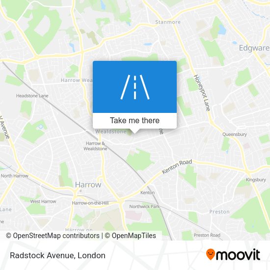 Radstock Avenue map