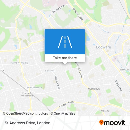 St Andrews Drive map
