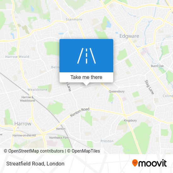 Streatfield Road map