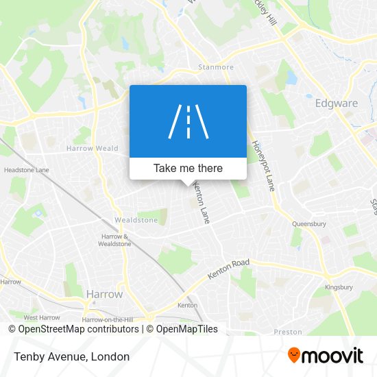 Tenby Avenue map