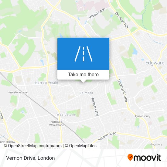 Vernon Drive map