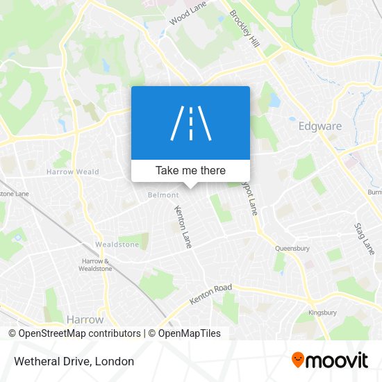 Wetheral Drive map