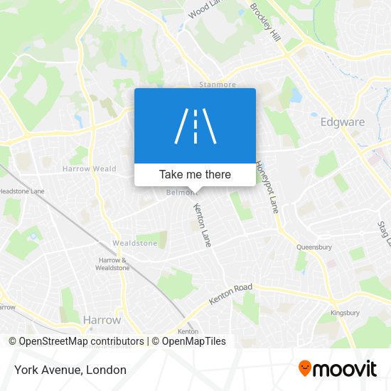 York Avenue map