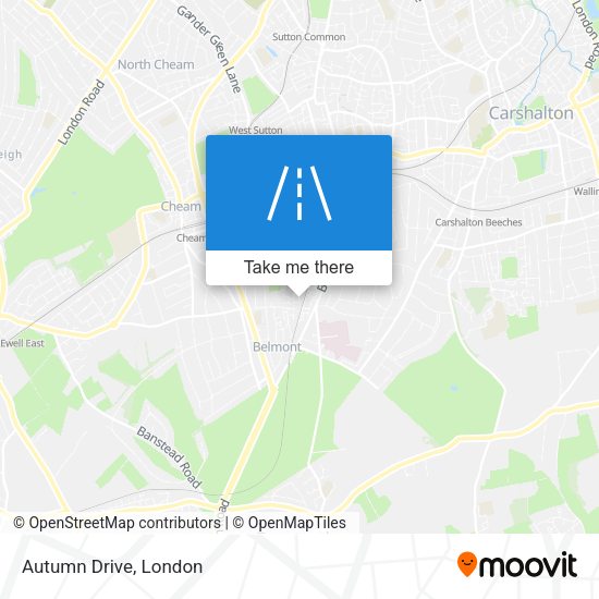 Autumn Drive map
