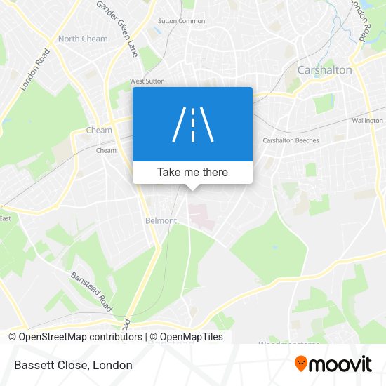 Bassett Close map