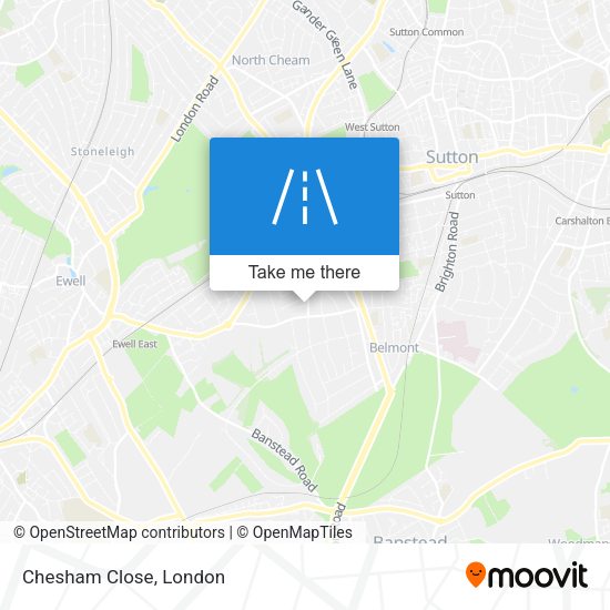 Chesham Close map