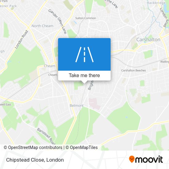 Chipstead Close map