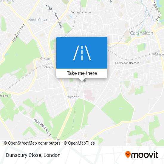 Dunsbury Close map