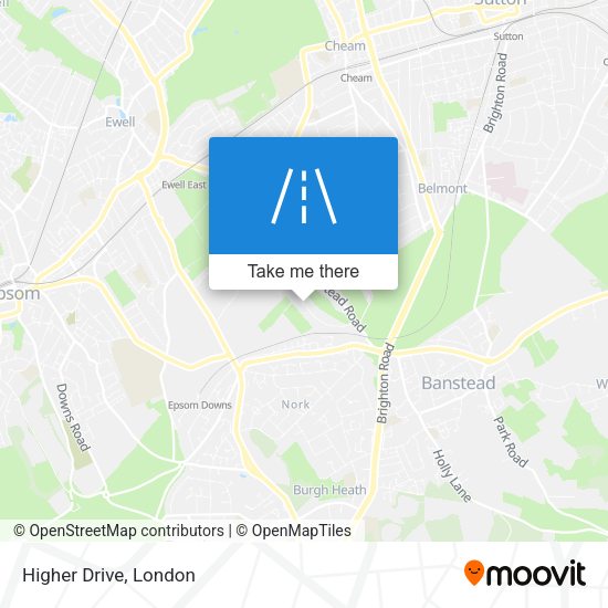 Higher Drive map