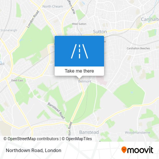 Northdown Road map