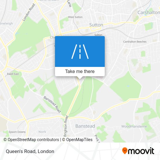 Queen's Road map