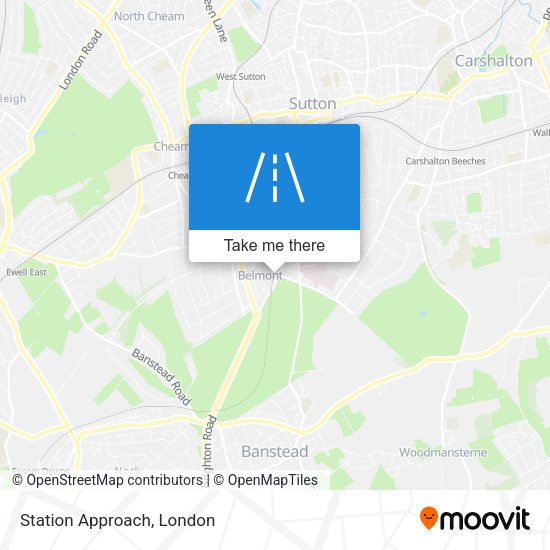 Station Approach map