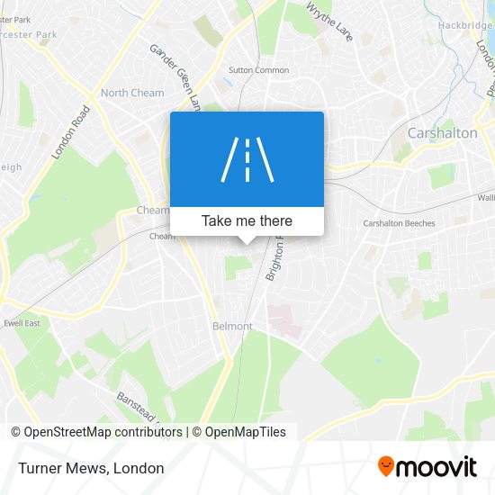 Turner Mews map