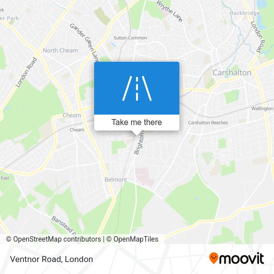 Ventnor Road map