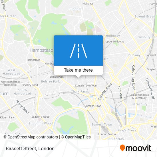 Bassett Street map
