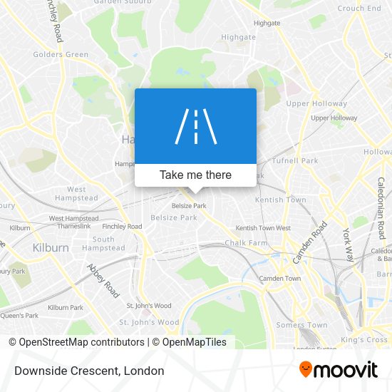 Downside Crescent map