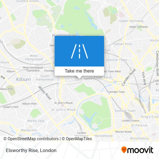 Elsworthy Rise map