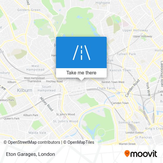 Eton Garages map