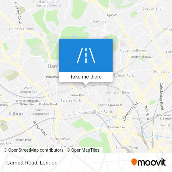 Garnett Road map