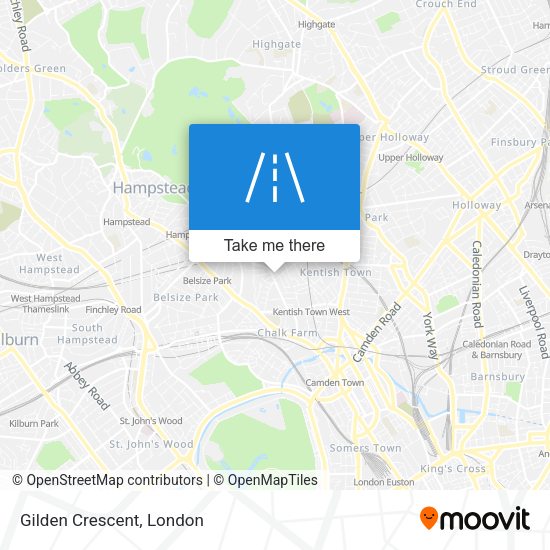 Gilden Crescent map