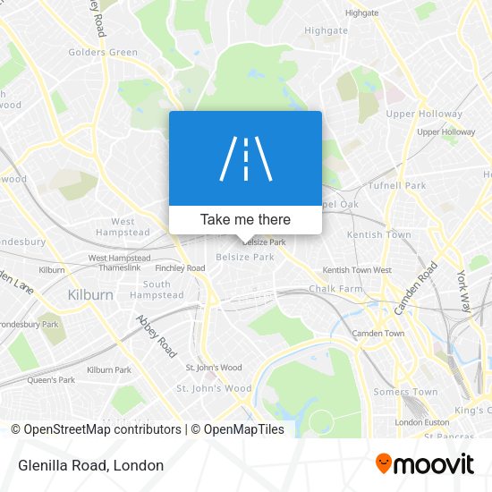 Glenilla Road map