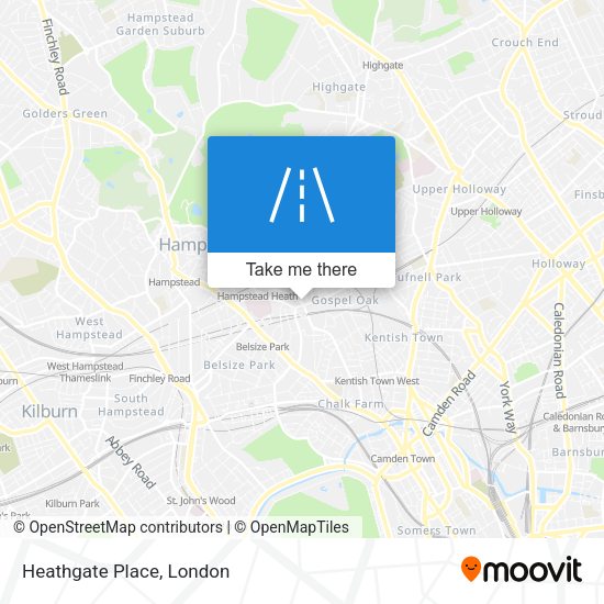 Heathgate Place map