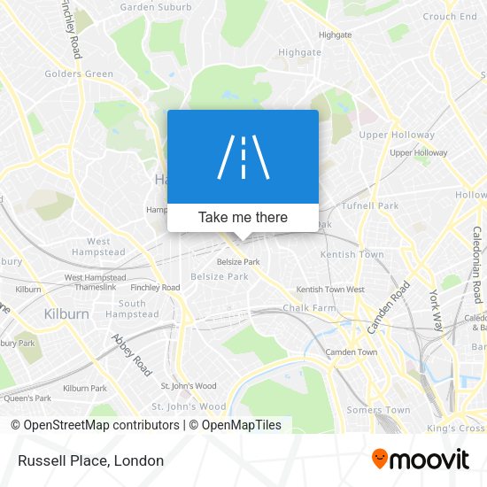 Russell Place map