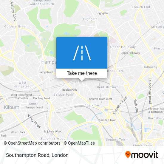 Southampton Road map