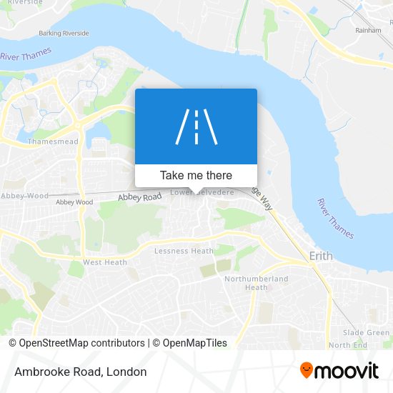 Ambrooke Road map