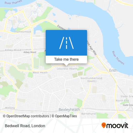 Bedwell Road map