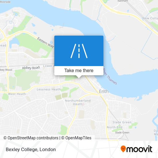 Bexley College map