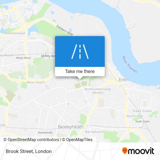 Brook Street map