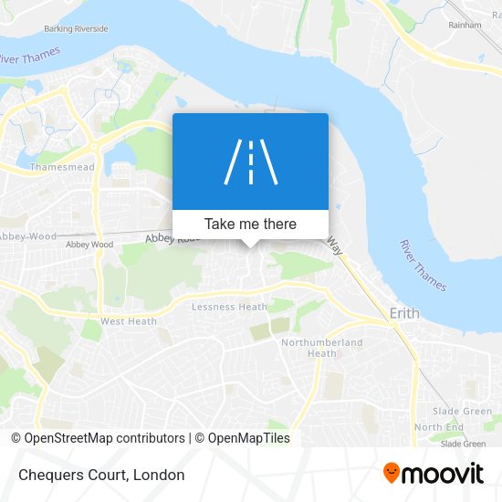 Chequers Court map